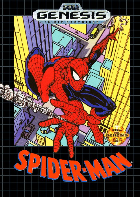 Spiderman Animated Series box art for Sega Genesis